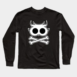 Owl Cross Bone Long Sleeve T-Shirt